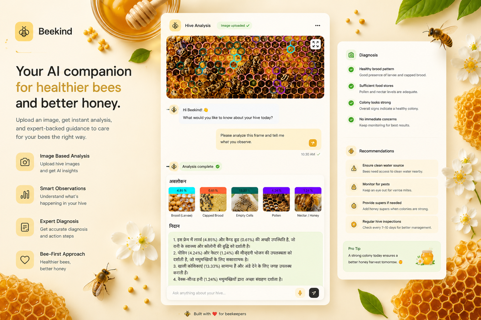 Honeycomb cell analysis